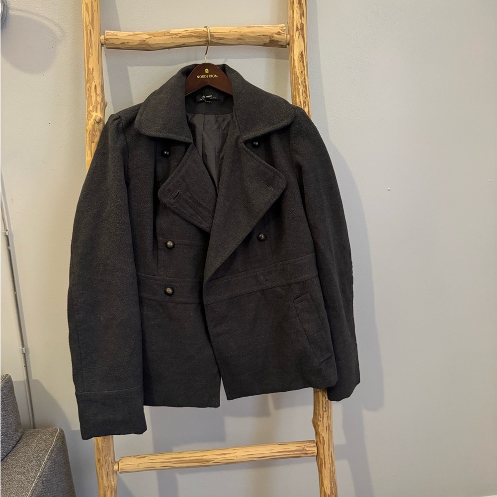Bwear Women's Black Pea Coat